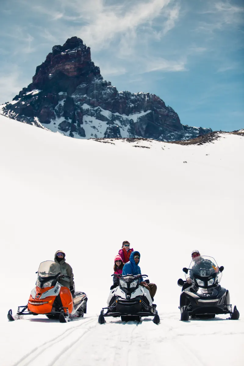 Motos de nieve en Malargüe